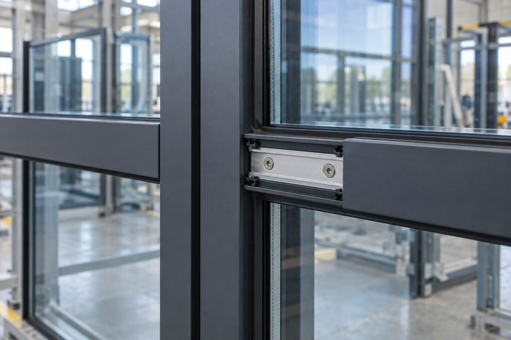 устройство алюминиевого витража и фасадного остекления